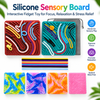 Silicone Sensory Fidget Board – Interactive Activity Toy for Focus, Relaxation & Stress Relief