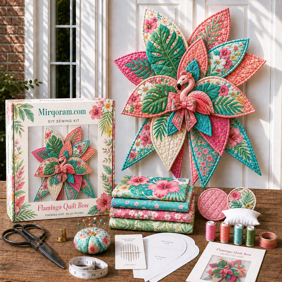 Dragon - Handmade Quilted Door Bow DIY Sewing Kit
