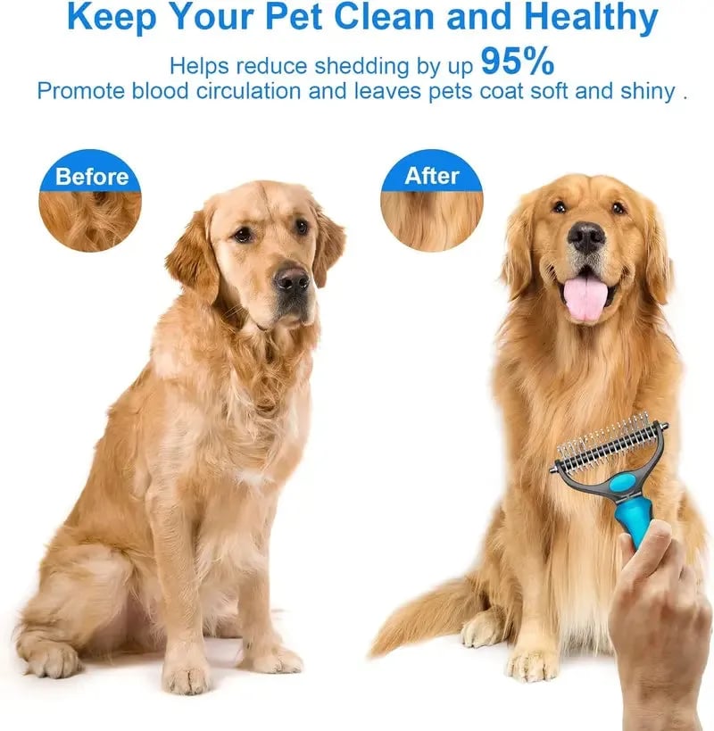 Dolovira 🐾Double-Sided Pet Grooming Brush