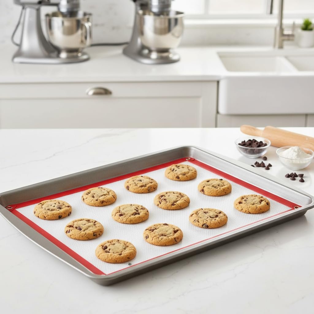 Foldable Silicone Baking Mat – Nonstick Reusable Oven Tray