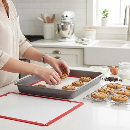 Foldable Silicone Baking Mat – Nonstick Reusable Oven Tray