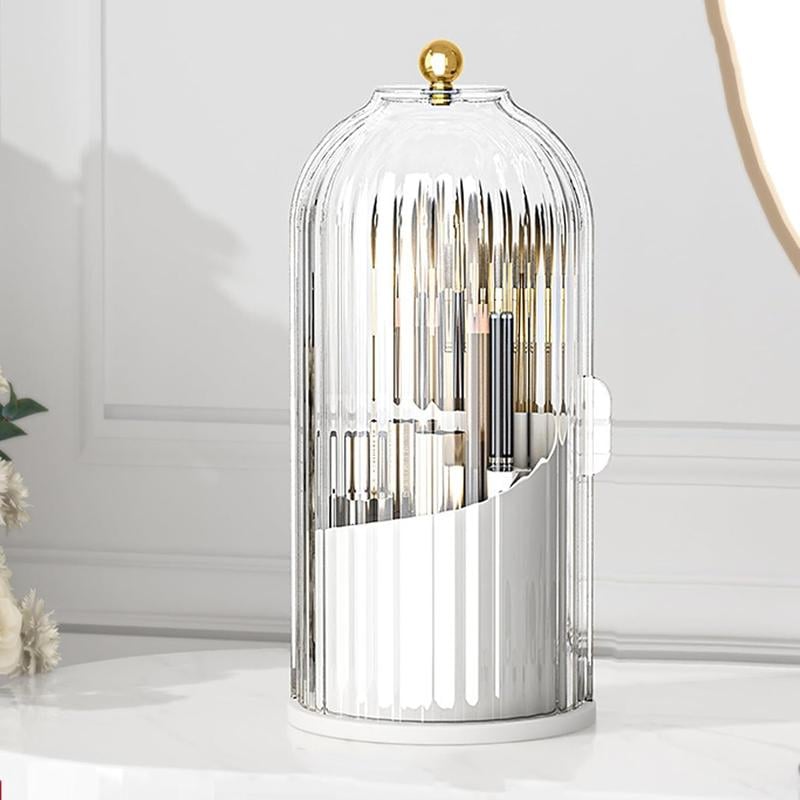 Luxury Dustproof Bathroom Organizer – Toothbrush & Makeup Brush Holder