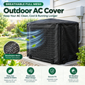❄️ Heavy-Duty Mesh AC Cover – All-Season Outdoor Protection