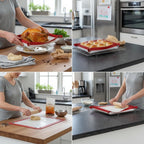 Foldable Silicone Baking Mat – Nonstick Reusable Oven Tray