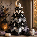 Special Offer - DIY Halloween Cat Quilted Fabric Tree Kit