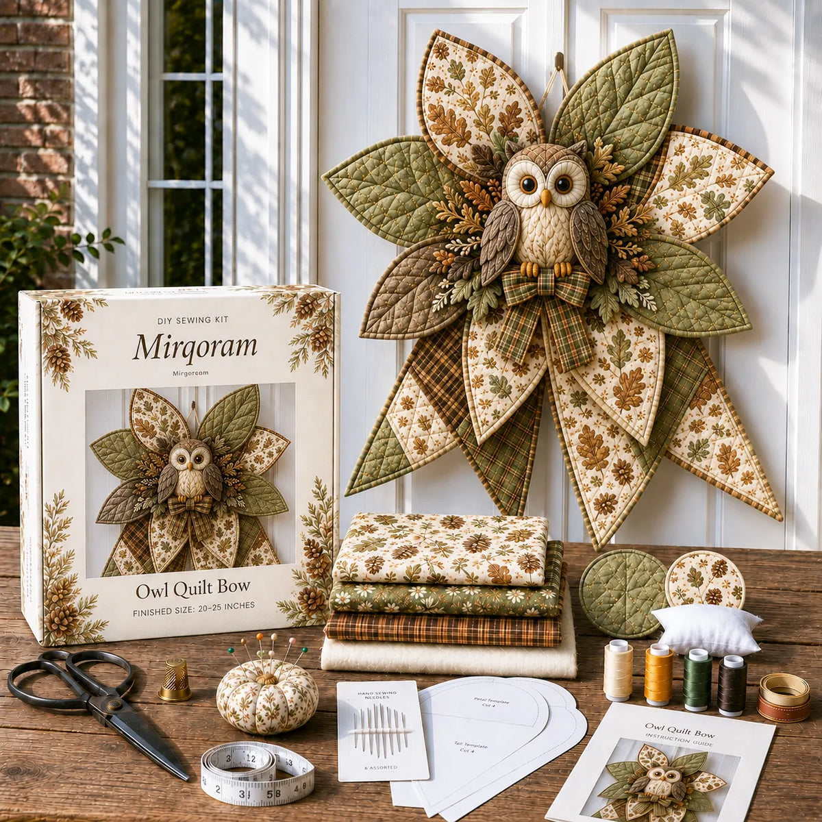 Dragon - Handmade Quilted Door Bow DIY Sewing Kit