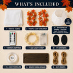 LED Light-Up Swinging Ghost Halloween Decor