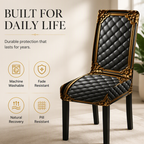 Dolovira Luxury Stretch Dining Chair Cover – Washable & Perfect Fit
