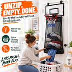 2-in-1 Basketball Hoop & Laundry Hamper