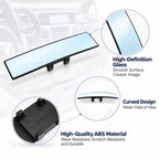 🚗 Extra Large Wide-Angle Clip-On Rearview Mirror