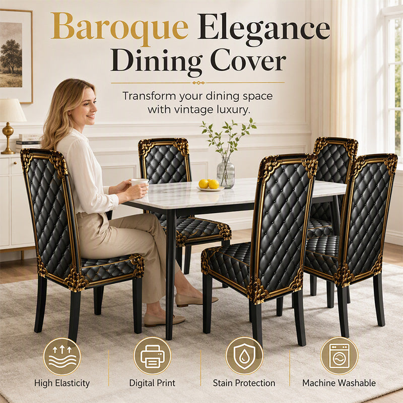 Dolovira Luxury Stretch Dining Chair Cover – Washable & Perfect Fit