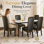 Dolovira Luxury Stretch Dining Chair Cover – Washable & Perfect Fit