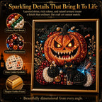 🔥 LAST DAY 49% OFF – 🖤 Premium 3D Pearl Dark Gothic Diamond Painting Art Kit | Luxury Flocked Canvas with Scratch-Resistant Non-Fading Pearl Beads DIY Dark Academia Decor 💀🕯️✨