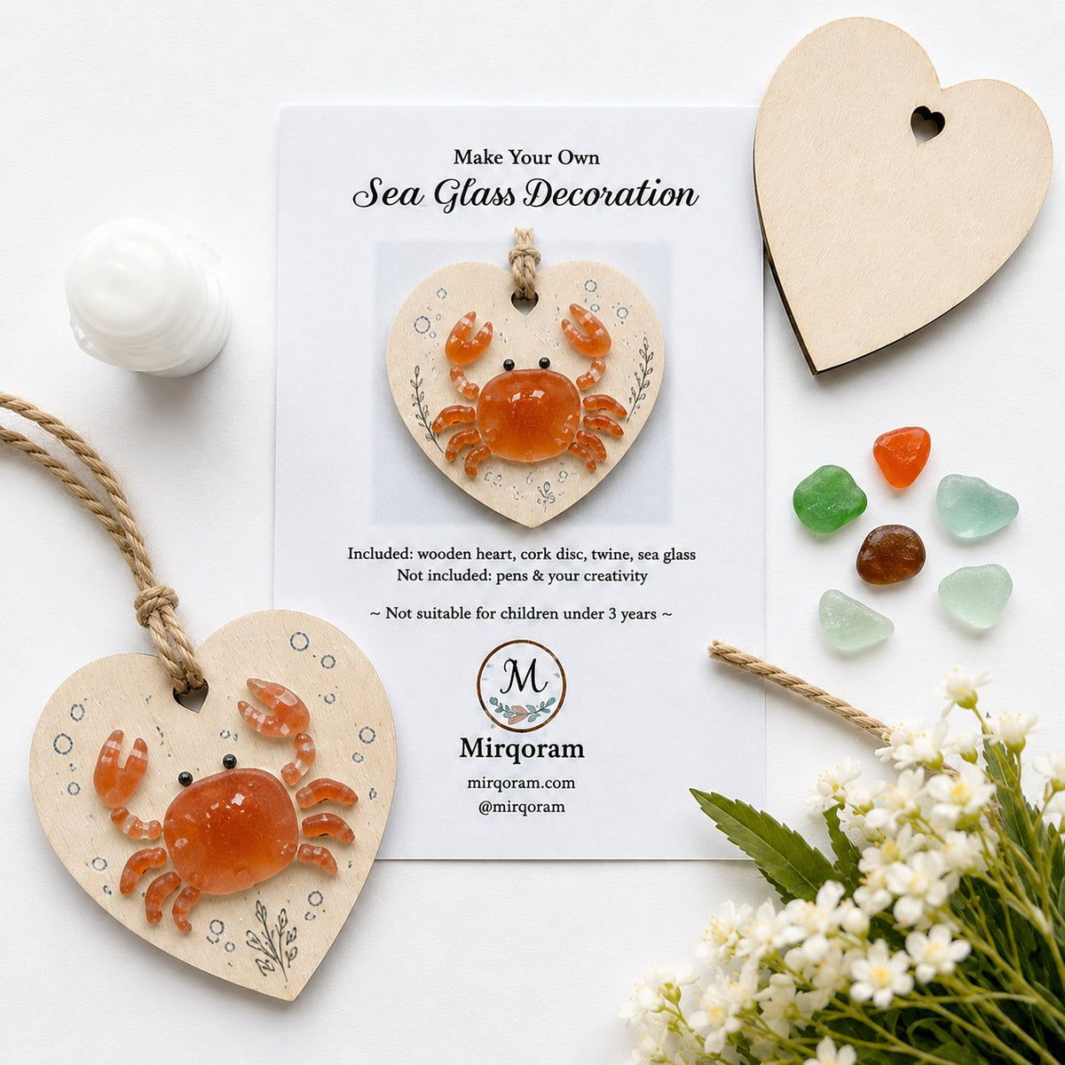 🌊 Sea Glass Diy Kit Ornament
