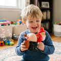 Musical Santa Bubble Blower Toy
