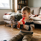Musical Santa Bubble Blower Toy