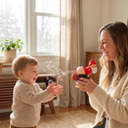 Musical Santa Bubble Blower Toy