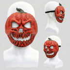 Evil Jack-O'-Lantern Pumpkin Skull Mask – Halloween Horror