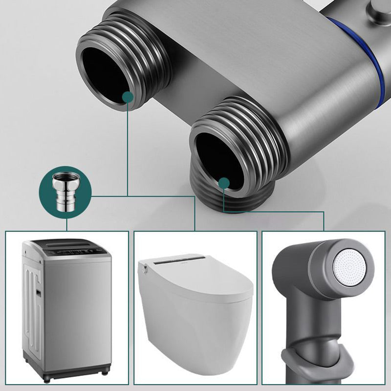 High-Pressure Handheld Bidet Sprayer Kit – Toilet & Bathroom Cleaning Spray Set