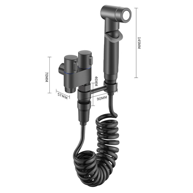 High-Pressure Handheld Bidet Sprayer Kit – Toilet & Bathroom Cleaning Spray Set