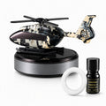 🚗Solar Helicopter Aromatherapy Diffuser – Spins in Light, Refillable Scent Pads, for Car & Home ✨🚁