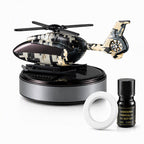 🚗Solar Helicopter Aromatherapy Diffuser – Spins in Light, Refillable Scent Pads, for Car & Home ✨🚁