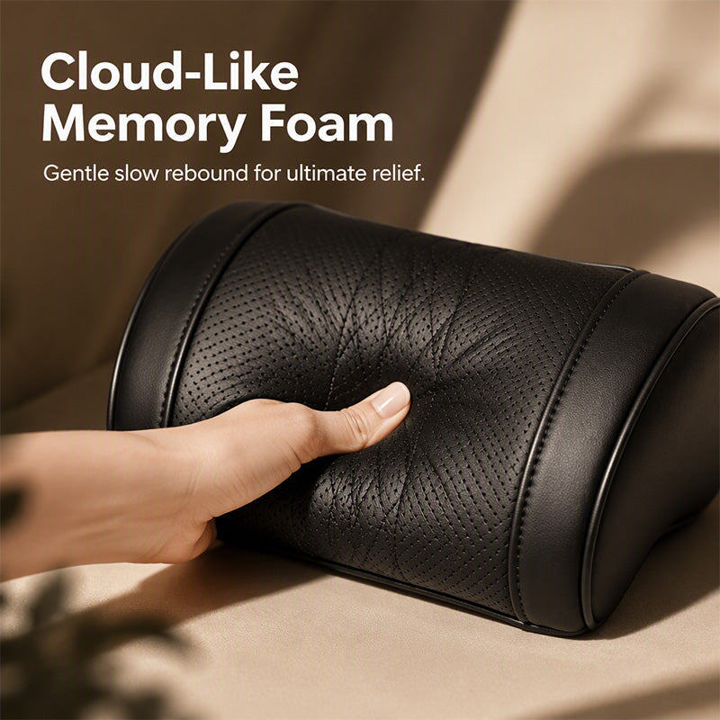 Dolovira Premium Memory Foam Car Neck Pillow – 3D Ergonomic Support for Long Drives