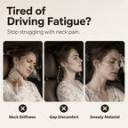 Dolovira Premium Memory Foam Car Neck Pillow – 3D Ergonomic Support for Long Drives