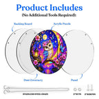 Acrylic Jigsaw Puzzle Suncatcher - Moonlit Owl